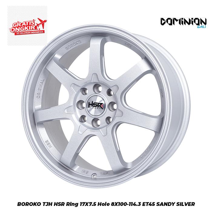 VELG MOBIL TE37 RING 17 HSR TJH LUBANG 4 COCOK BUAT JAZZ,YARIS,AGYA