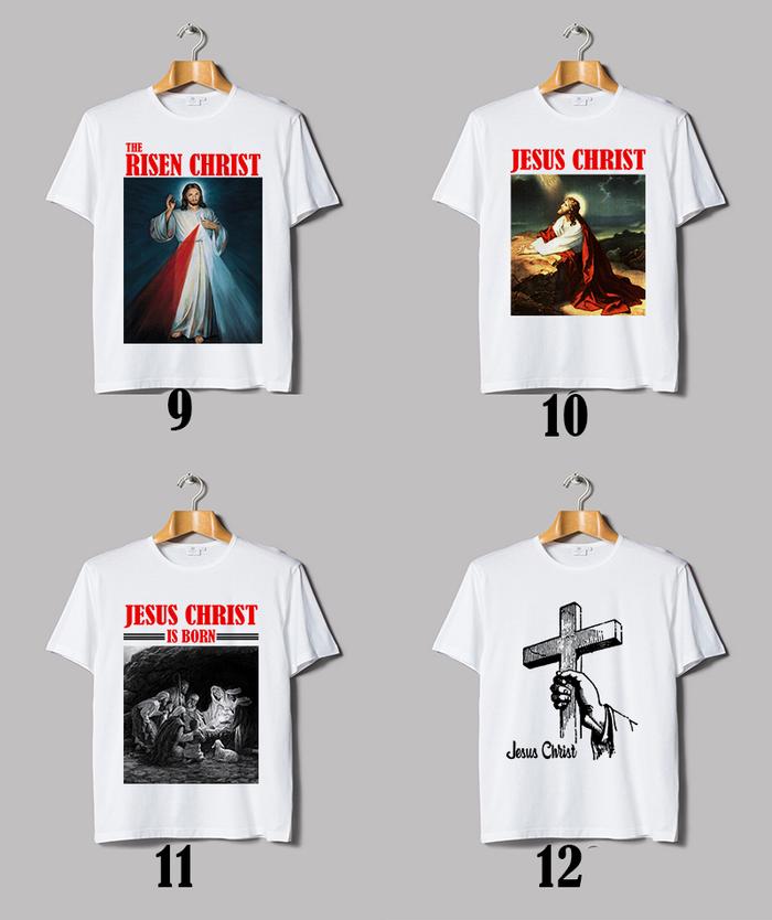 kaos yesus paskah couple design