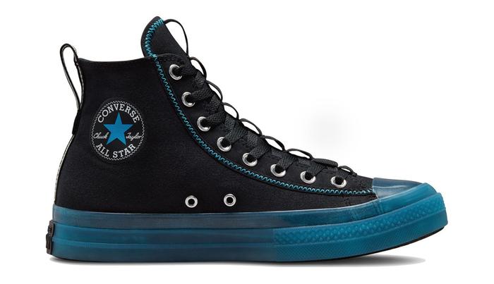 Sepatu Pria CONVERSE CT AS HI CX EXPLORE BLACK BLUE - A02811C Original