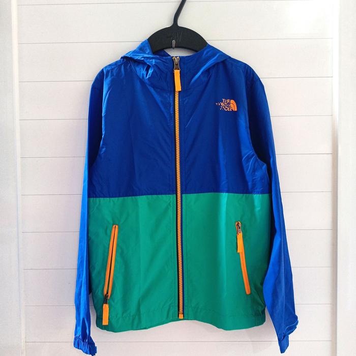 Jaket hoodie olahraga parasut anak The North Face