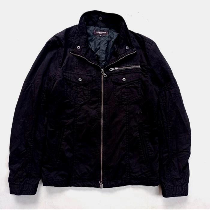 hideaways Nicole Japan casual trucker biker jacket suede sunmori