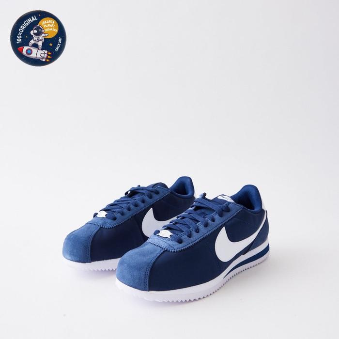 Nike Womens Cortez Suede "Midnight Navy And White" Original BNIB