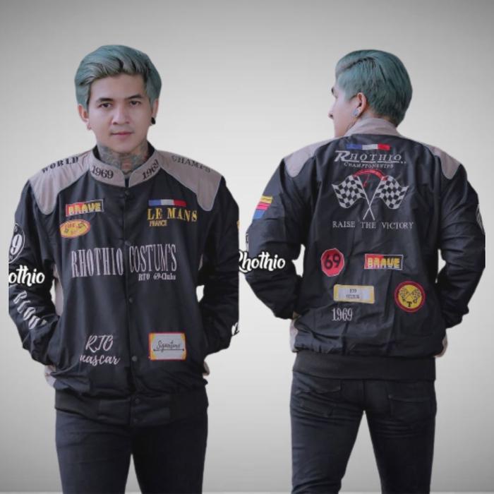 Jaket Nascar Jacket Motor Vintage - Jaket Nascar Pria Premium - Nascar
