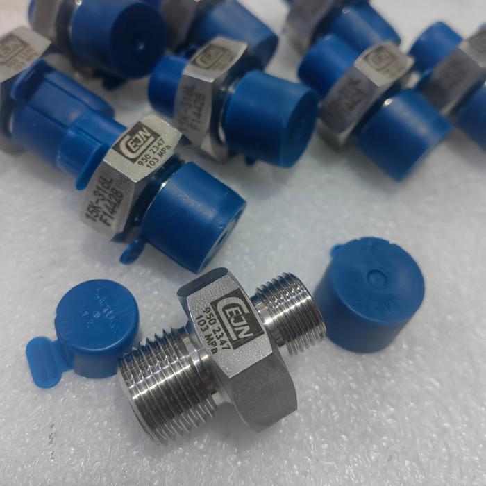ADAPTER 1/2" BSPP Male x 3/8" BSPP Male 15K 15000PSI CEJN 19 950 2347