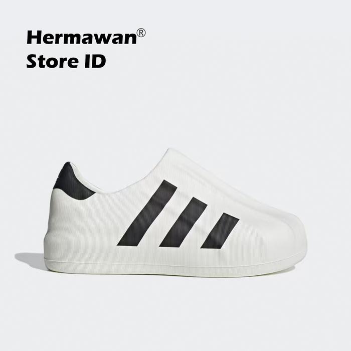 Sepatu Adifoam Superstar Core White Black