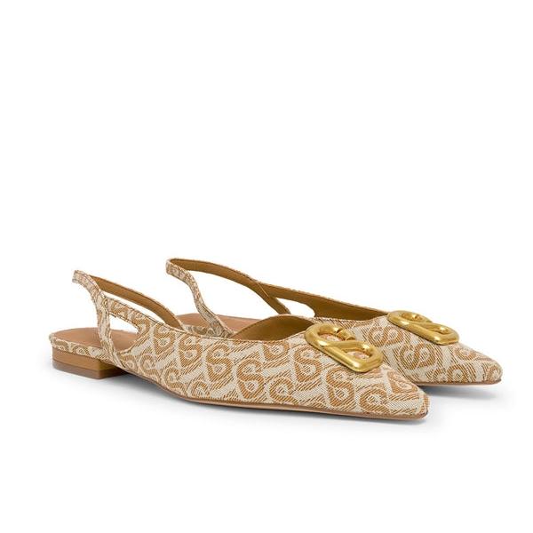 BUTTONSCARVES Bimu Slingback Shoes - Amber ORIGINAL