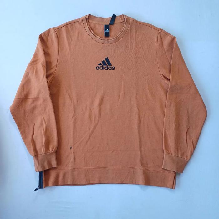 SWEATER ADID*S CENTER 3D LOGO ORIGINAL SECOND THRIFT, SZ L, CN195