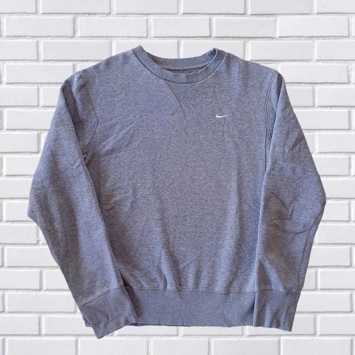 SWEATER NIKE Y2K BASIC LOGO ORIGINAL SECOND IMPORT, SZ S FIT M, CN199