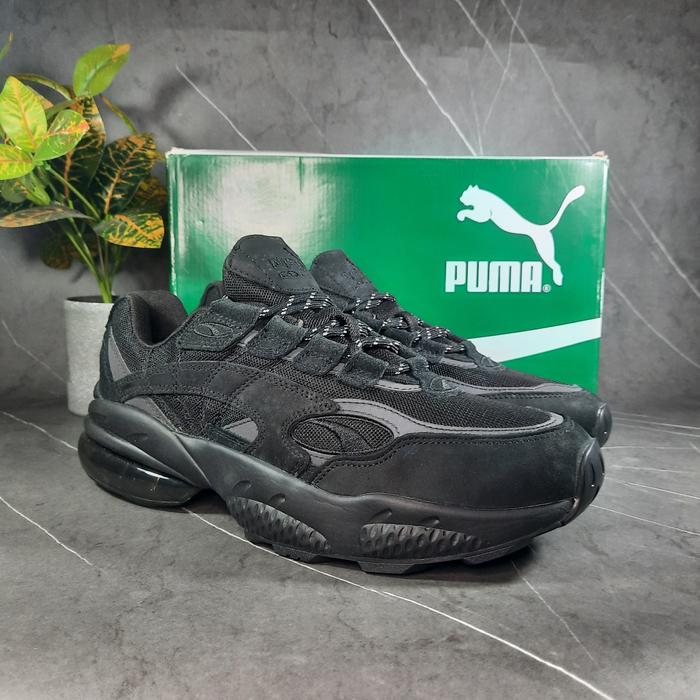 Sepatu Puma Cell Venom Blackout Men Black Black Lifestyle Original