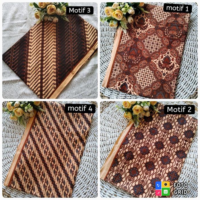 Kain Batik Sogan Batangan Coklat