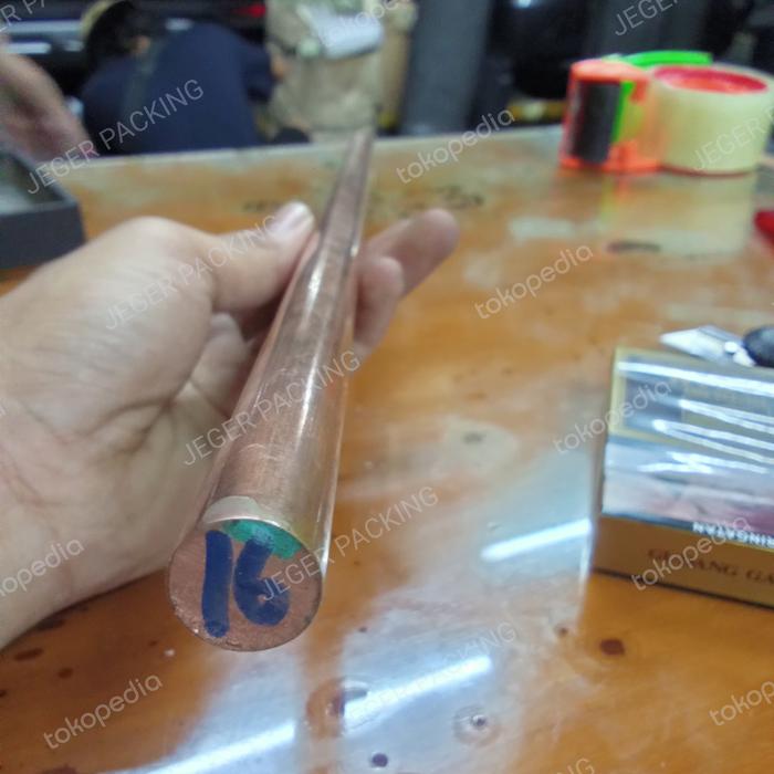 as tembaga CUCR 12mm panjang 100cm