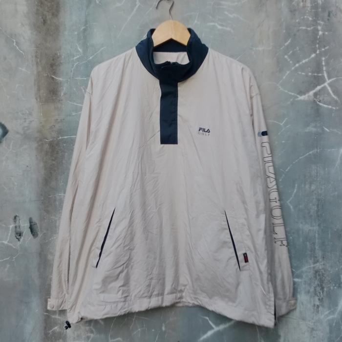 jaket fila halfzip second