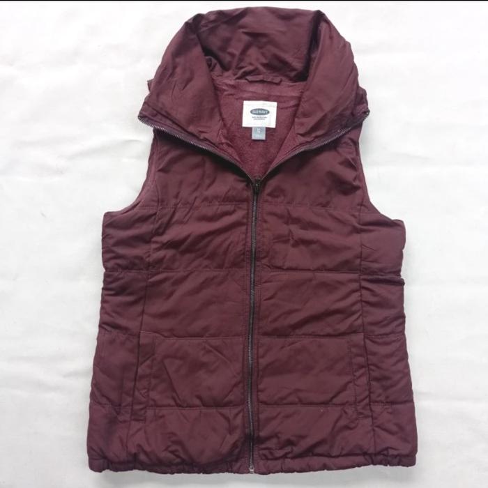 rompi old navy padded puffer vest women winter casual