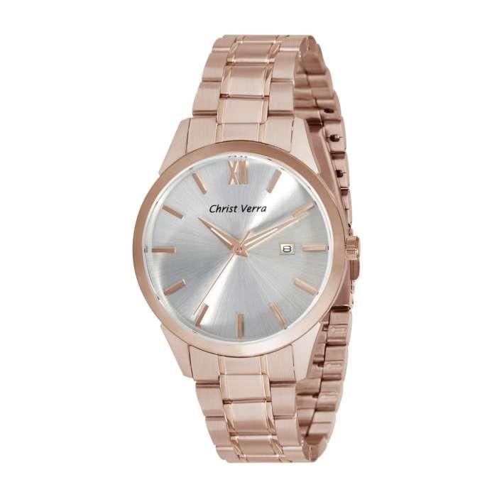 Jam Tangan CHRIST VERRA Pria Original CV 71622G-15 SLV