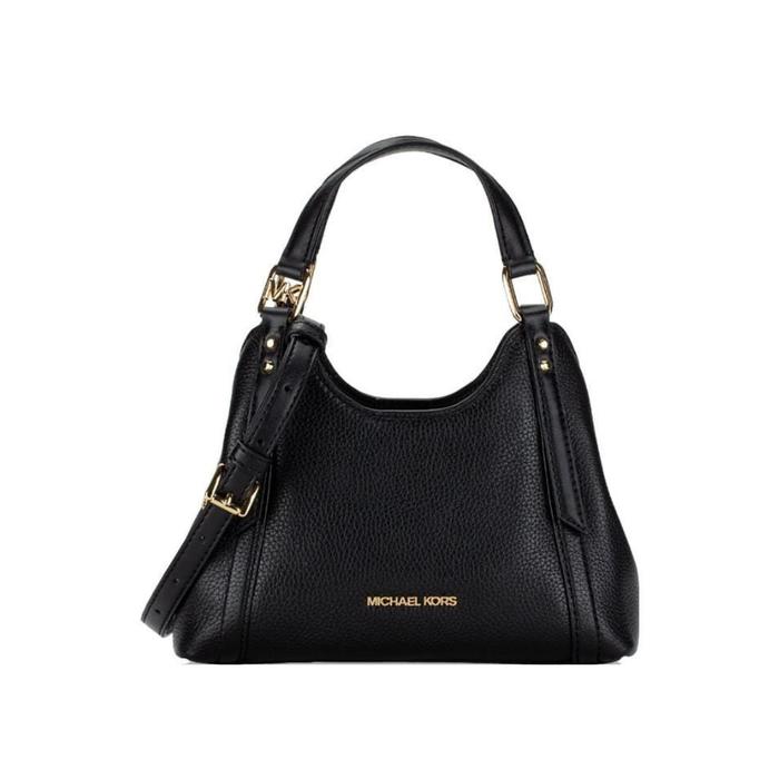 Michael Kors Arlo Small Triple Compartment Crossbody Leather Black
