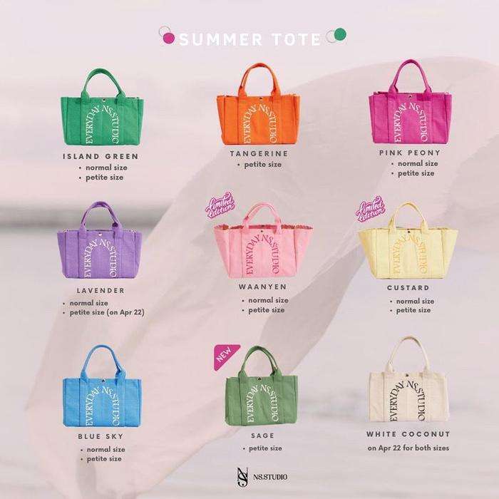 NS Studio Summer Tote Bag