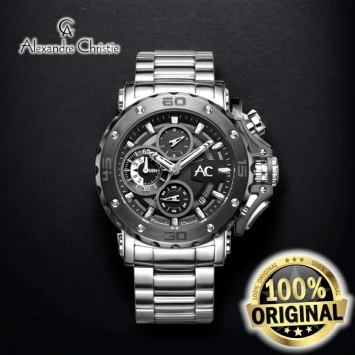 ALEXANDRE CHRISTIE PRIA AC9205 AC 9205 Silver Black
