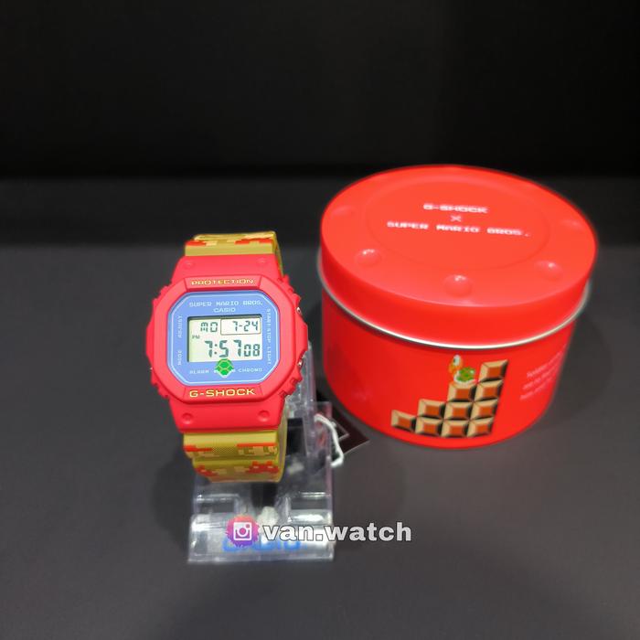 CASIO GSHOCK DW 5600SMB-4 SUPER MARIO BROTHERS OF NINTENDO FAMILY ORI