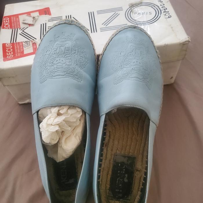 KENZO Women's Leather Tiger Espadrilles