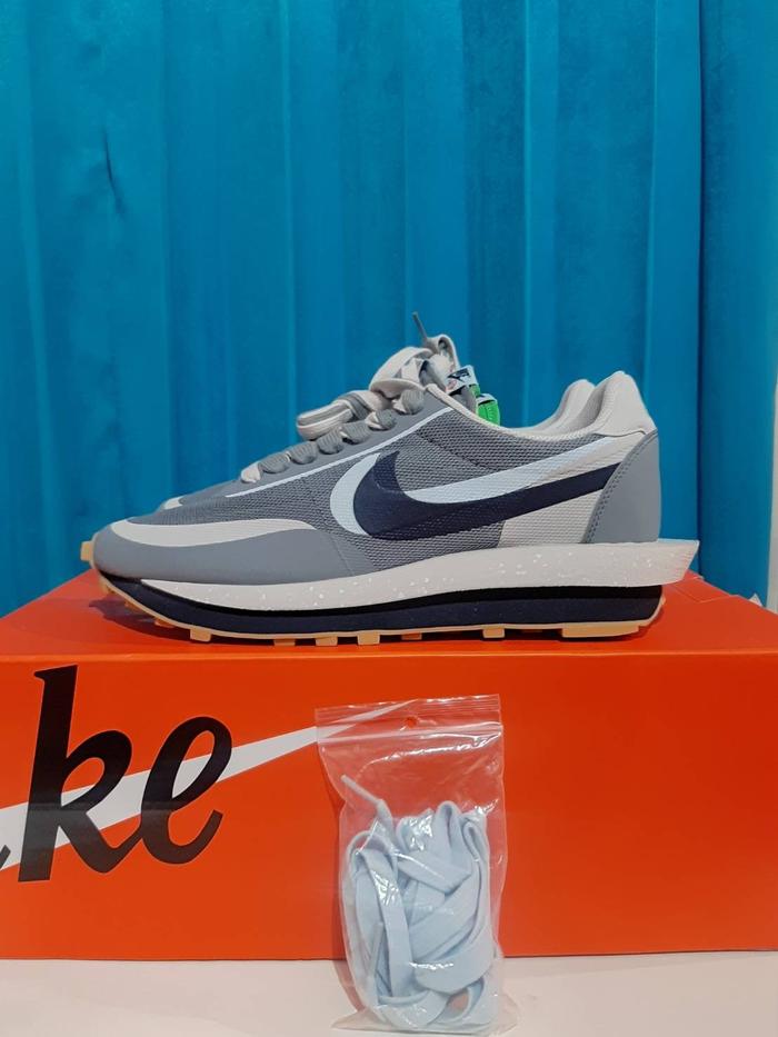 Size 43 Nike Sacai Ld Waffle x Clot Cool Grey Original Authentic