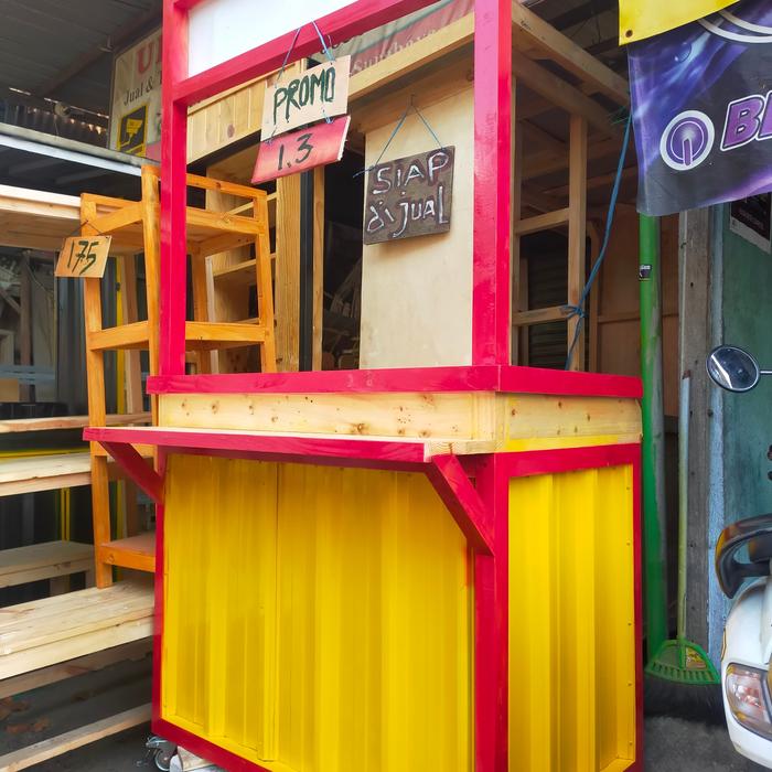 rombong kayu booth