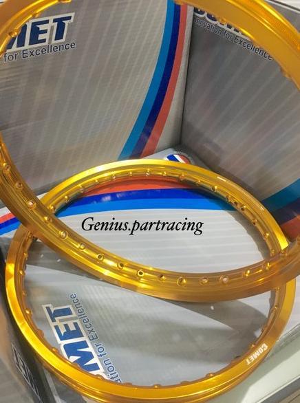 VELG COMET W SHAPE 1 SET 140X140 RING 17 GOLD SILVER
