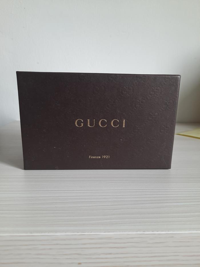 box gucci original / care card gucci original / box gucci brown authen