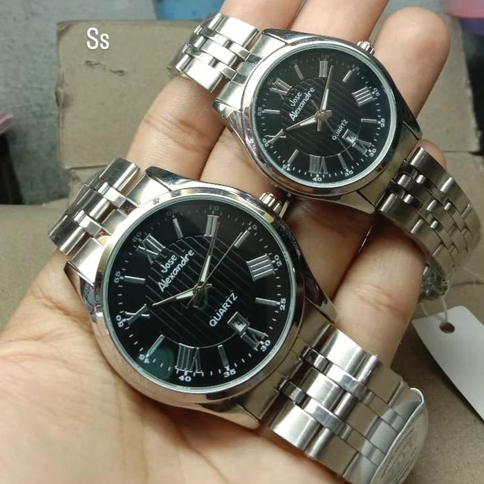 jam tangan JOSE ALEXANDER silver original
