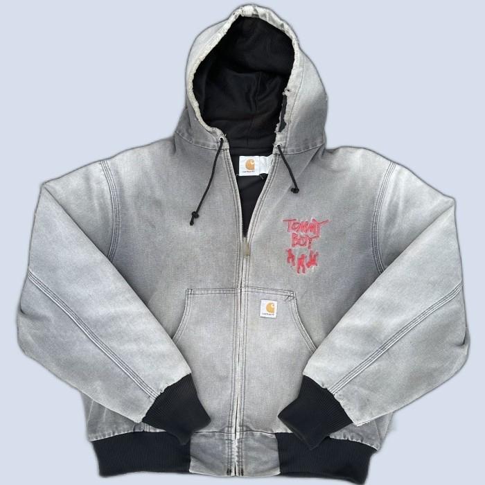 VINTAGE CARHARTT ACTIVE JACKET x TOMMYBOY RECORD x STUSSY(not detroit)