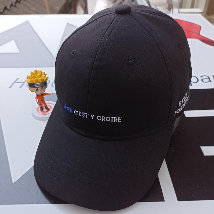 TOPI SIMPLE CAP STAY POSITIVE by SHOOPEN scnd