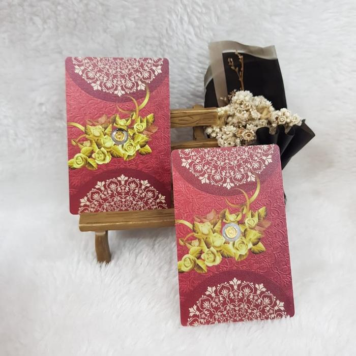 Mini gold happy wedding fine gold 999 0.2gr 24k stok 2bj @0.1gr