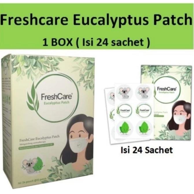 Freshcare Eucalyptus Box 24 Sachet Pcs 288 Patch Masker Fresh Care Dus