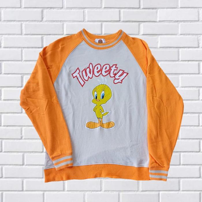 SWEATSHIRT LOONEY TUNES TWEETY ORIGINAL THRIFT, SZ M, CN206