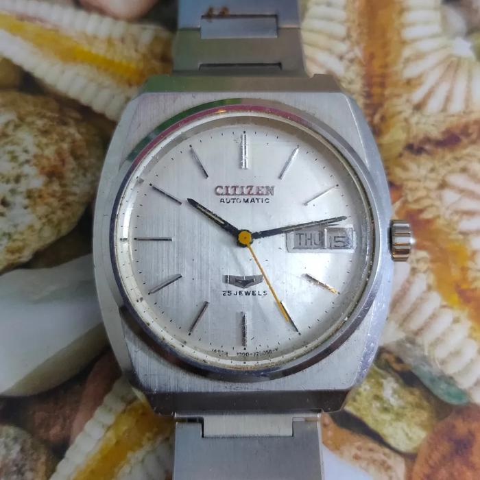 JAM TANGAN PRIA ANALOG CITIZEN AUTOMATIC 25 JEWELS