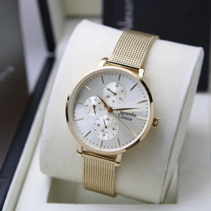 ALEXANDRE CHRISTIE AC 2916 FULL GOLD AC2916 WANITA ORIGINAL