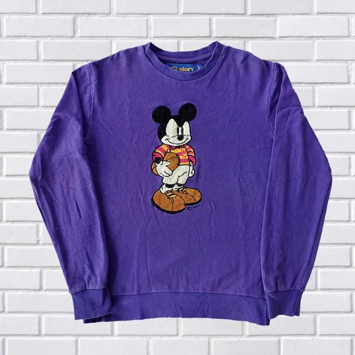 SWEATSHIRT DISNEY MICKEY MOUSE TOWEL ORIGINAL THRIFT, SZ L FIT XL, CN2