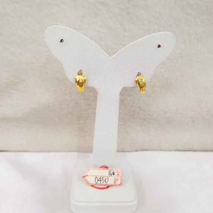 AT2842N402N anting bangkok model batikan emas kuning asli 0.450gr 16k