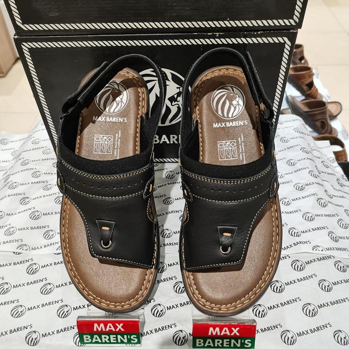 Sepatu sandal Kulit pri Max barens MR201