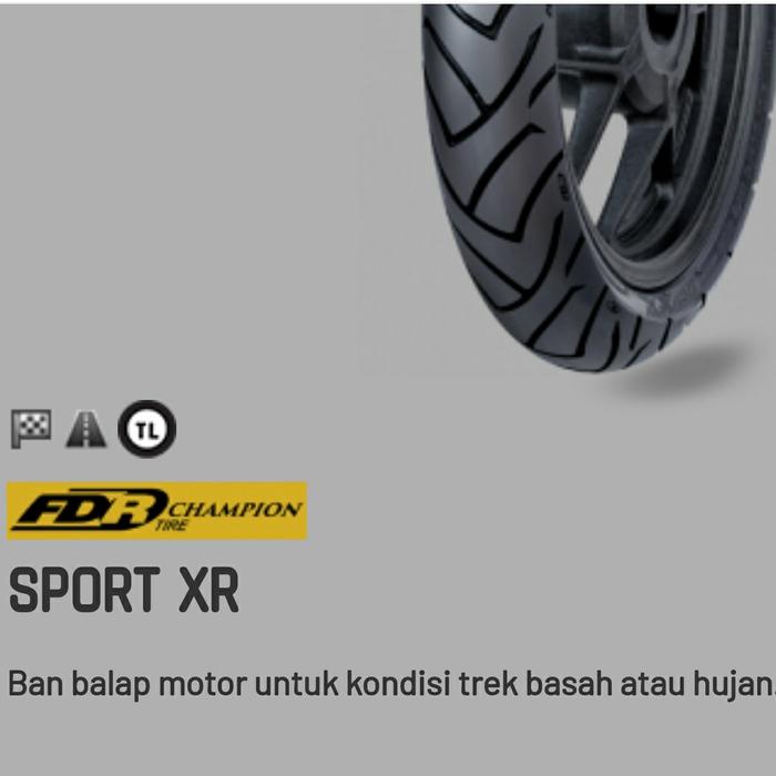 Ban Motor FDR | FDR Tire Champion - SPORT XR | Soft Compound