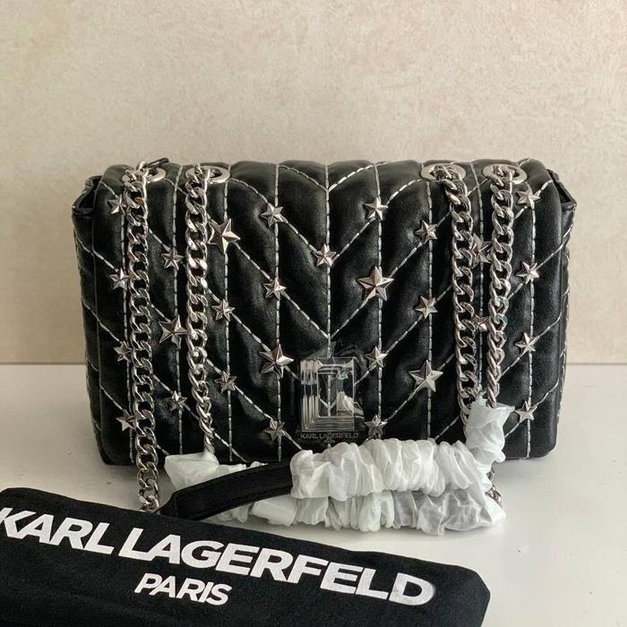 Karl Lagerfeld Quilted Agyness Lafayette shoulder bag