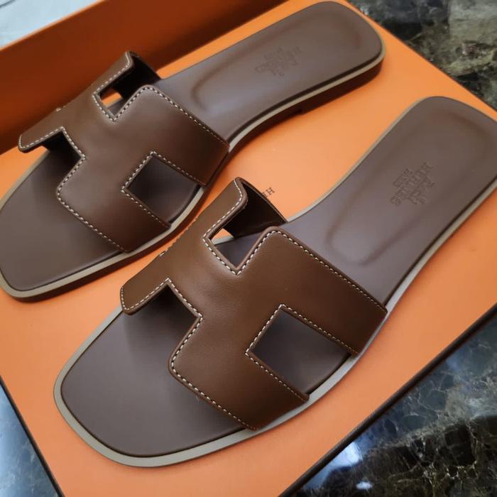 Sandal Hermes Oran Gold