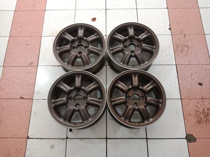 Velg Bekas Mobil Murah Std Watanabe Ring 15 Lebar 6,5 Pcd 4x100