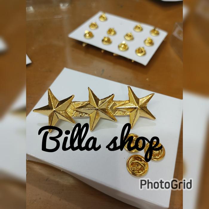 Pin Bintang 3 Aksesoris