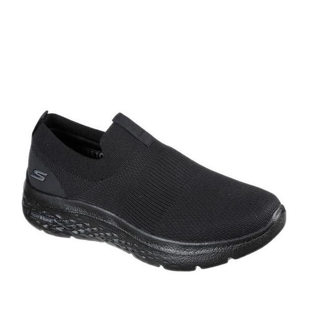 SKECHERS GO WALK HYPER BURST MEN'S WALKING SHOES - BLACK