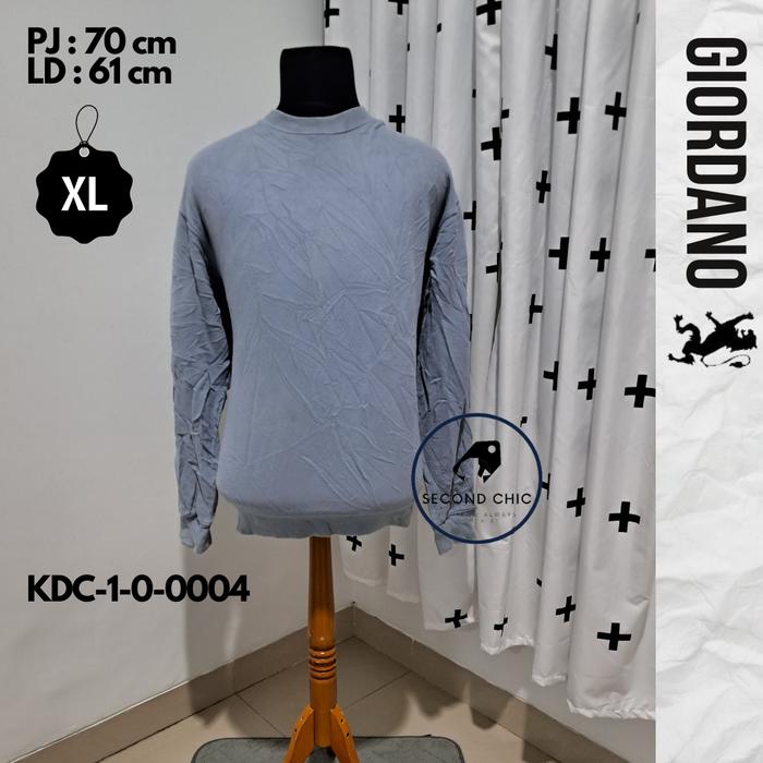 Crewneck GIORDANO ORIGINAL | Crewneck Pria | Sweater GIORDANO