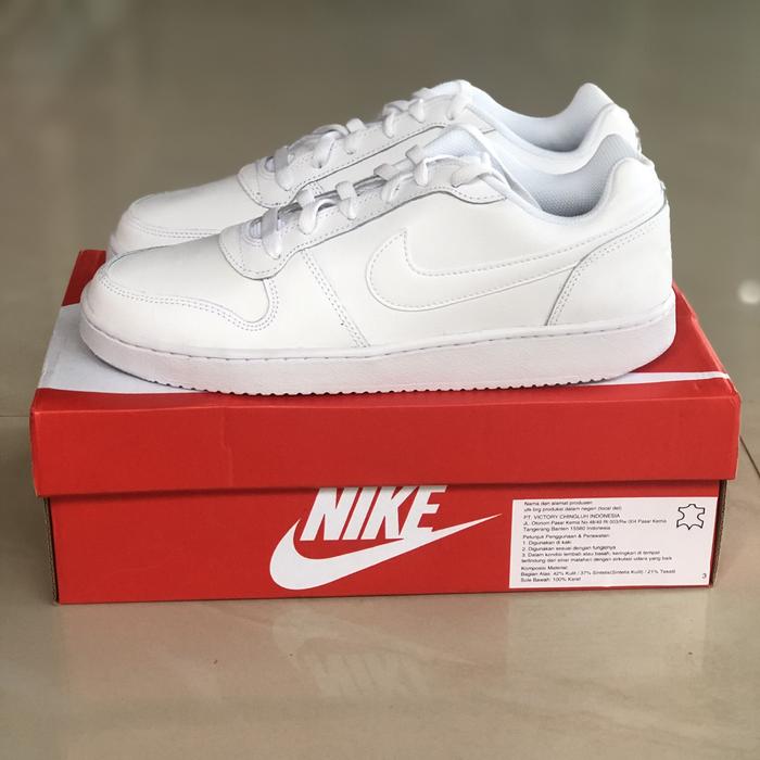 Nike ebernon low triple white (ORIGINAL RESMI NIKE)