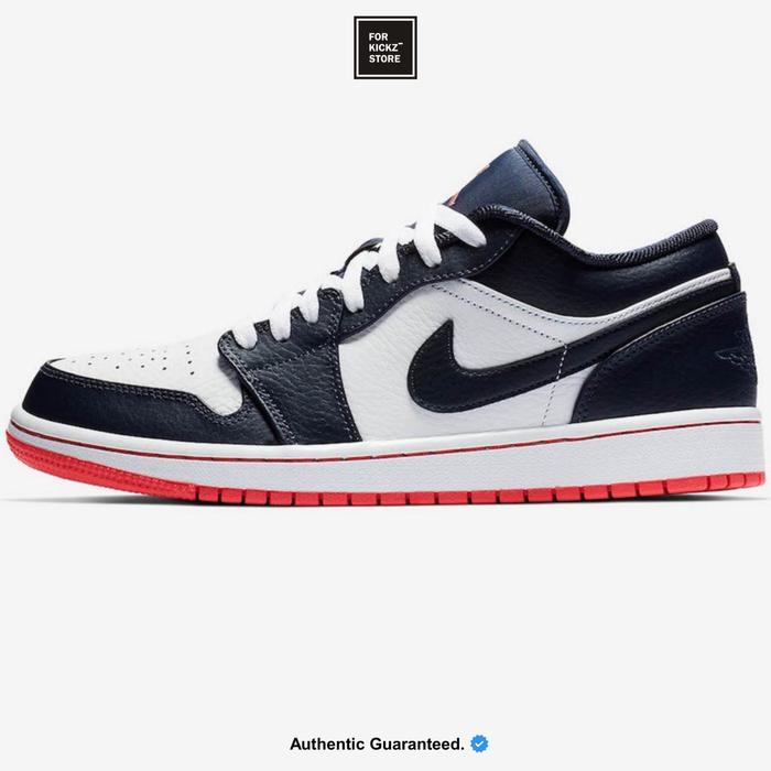 NIKE AIR JORDAN 1 LOW OBSIDIAN EMBER GLOW