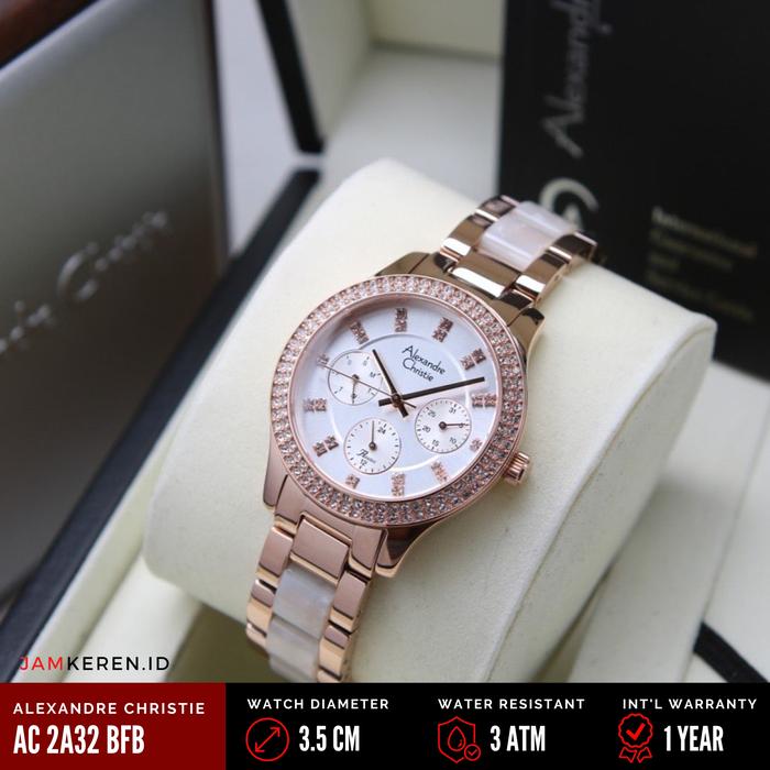 Jam Tangan Wanita Alexandre Christie 2A32 AC2A32 AC 2A32 BF Original