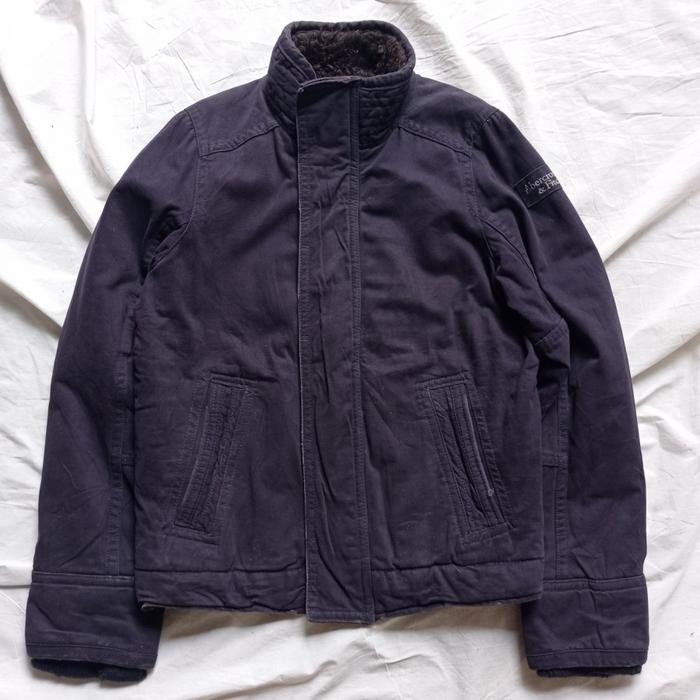 abercrombie fitch new york adirondack deck jacket casual sherpa lining