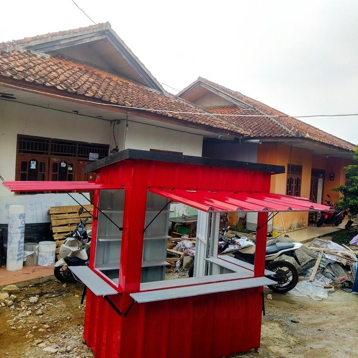 Gerobak Booth Container gerobak warung costum
